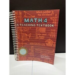Math 4 A Teaching Textbook NO CD Greg Sabouri Very Good‎
